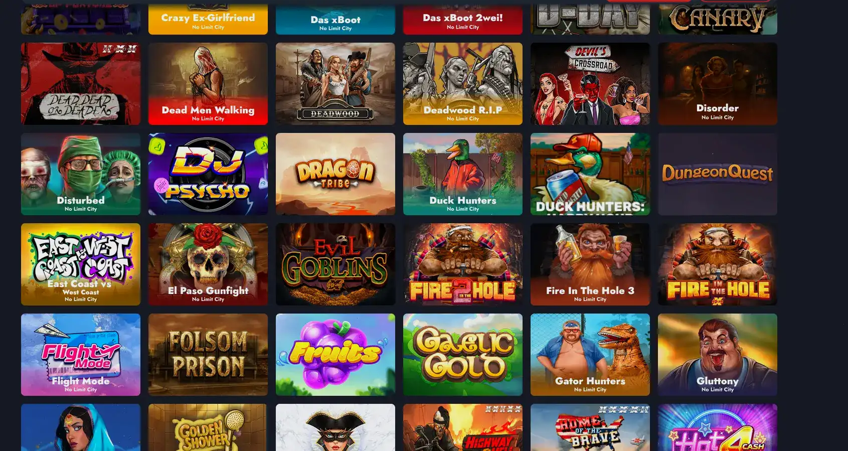 Интерфейс официального сайта EpicStar casino